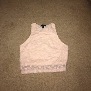 Pink crop top